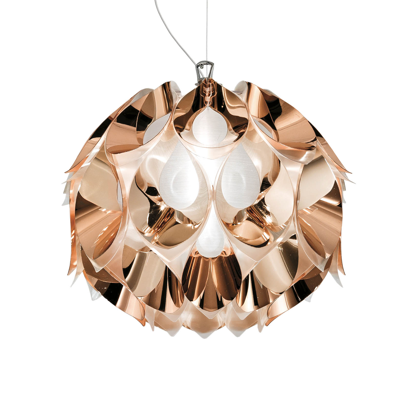 Slamp Flora - designer függő lámpa, réz, 36 cm