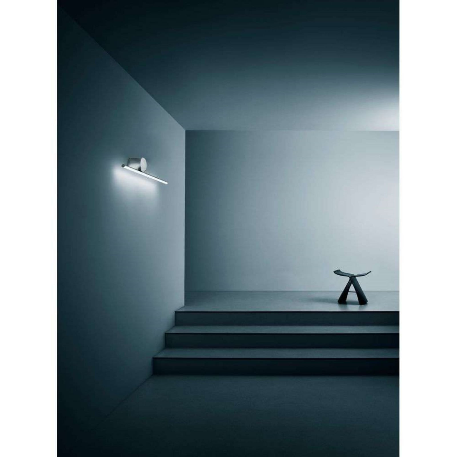 Coordinates W1 Wandleuchte Moon Grey FLOS - Wohnzimmer - Aluminium
