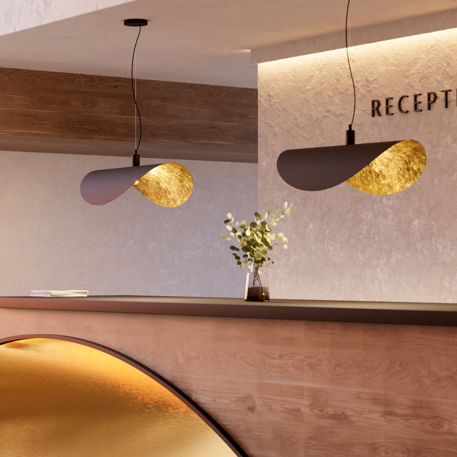 Závěsné světlo Saceda, 80 cm černá/zlatá - EGLO Stars of Light