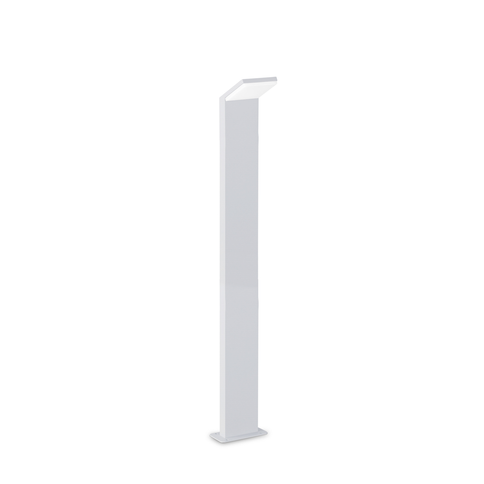 Ideal Lux LED-Wegeleuchte Style weiß Höhe 100 cm Alu 3.000 K