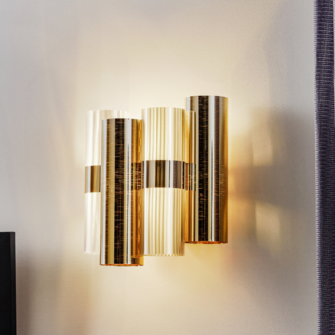 Slamp La Lollo wandlamp, goudkleurig