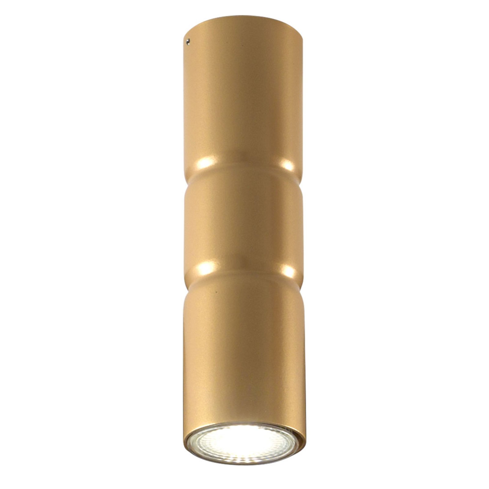 Turbo surface-mounted ceiling light, fixed, gold