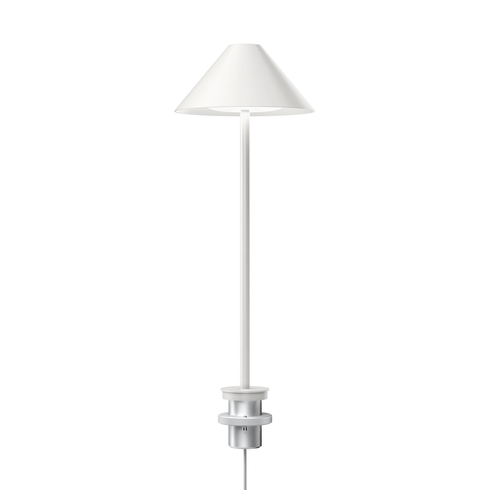 E-shop Louis Poulsen Keglen stolová lampa pin 3000K biela