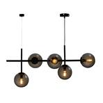 Dyberg Larsen Como hanglamp, 5-lamps, zwart