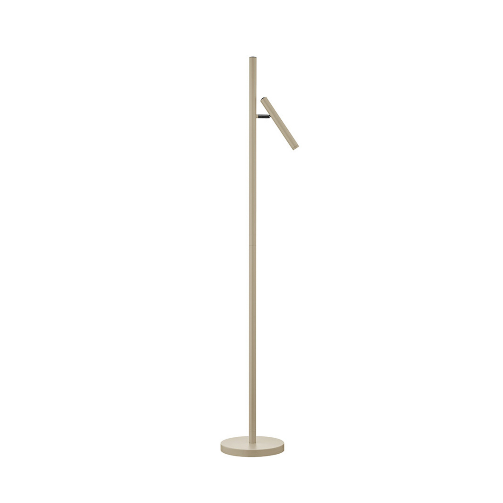 LED-Akku-Stehlampe Streak-B, Höhe 134 cm, sandfarben, Metall