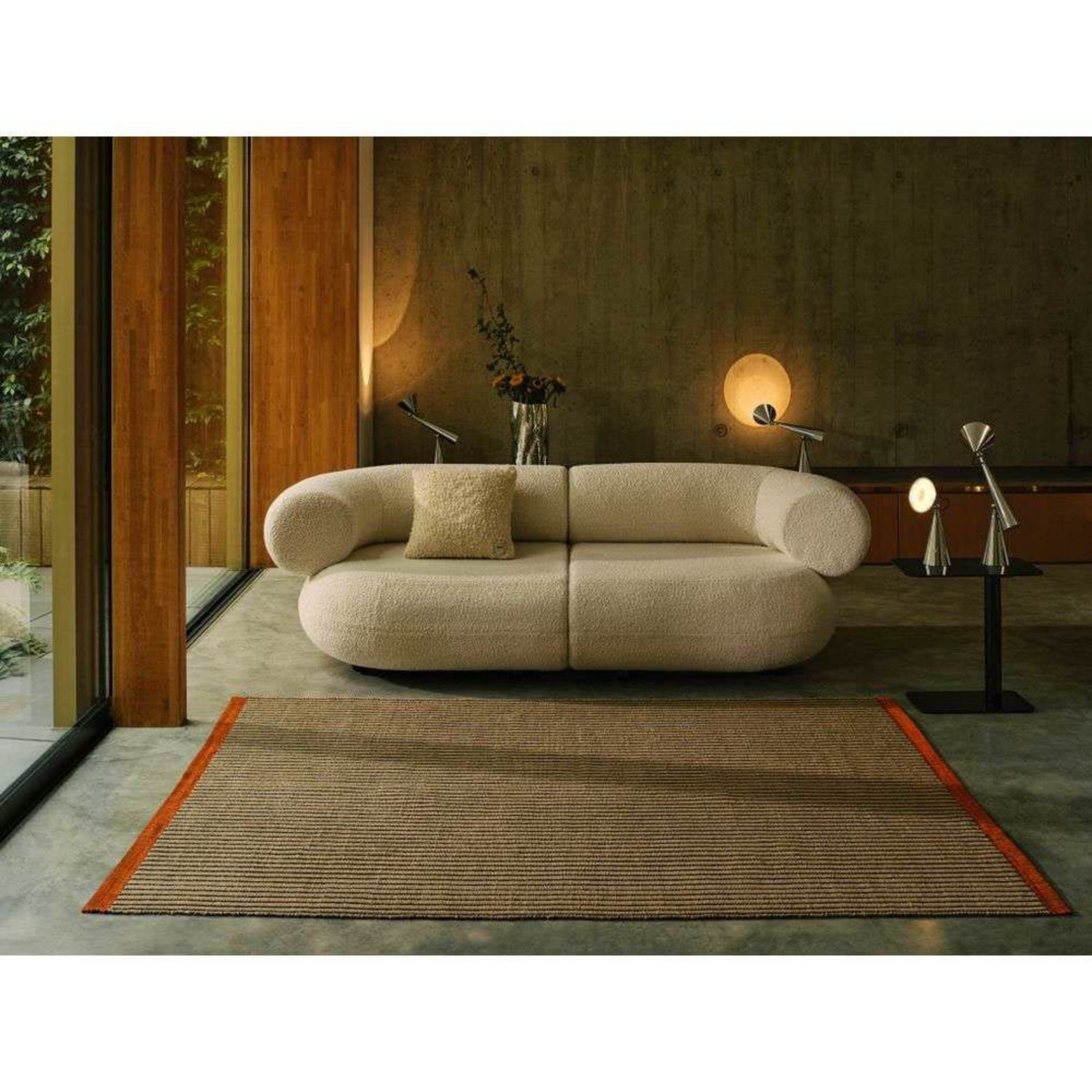 Line Teppich 170x240 Black - Tom Dixon
