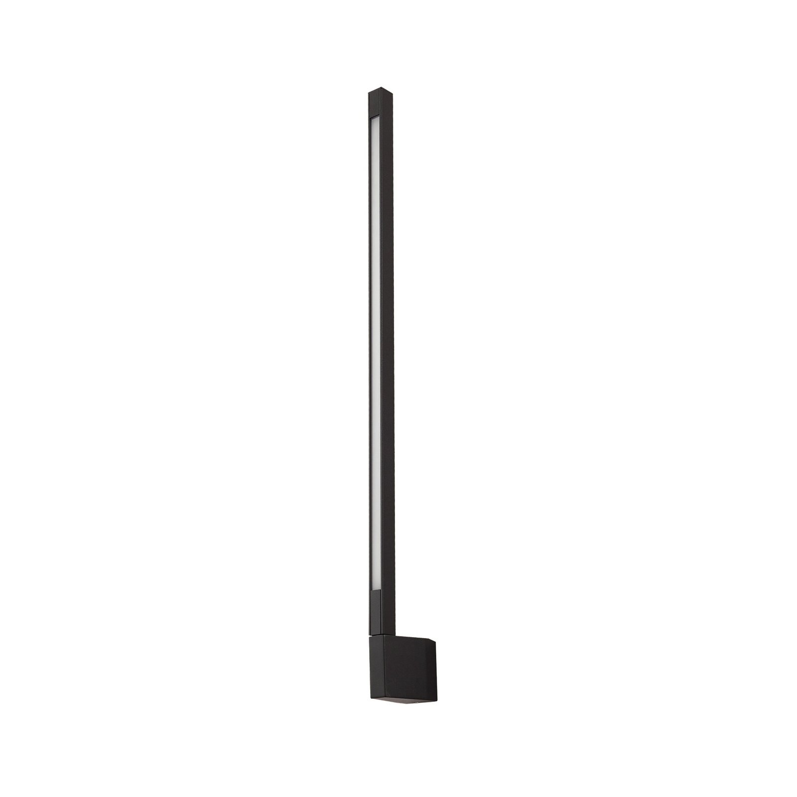 Neano Kinkiet zewnętrzny LED wysokość 80 cm czarny IP54 metal - Lindby