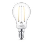 Izzó LED 2,5W Glass Crown (340lm) Dimmable E14 - Philips