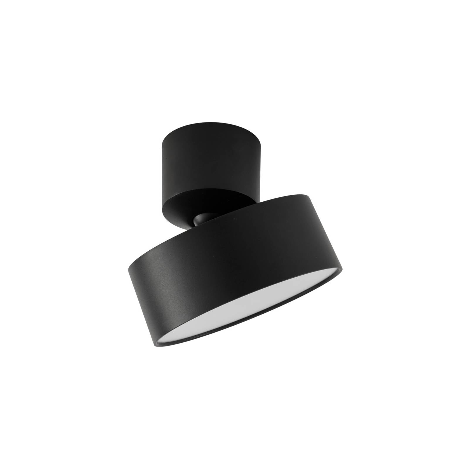 Lindby LED-Strahler Nivoria, Ø 14 cm, schwarz, schwenkbar