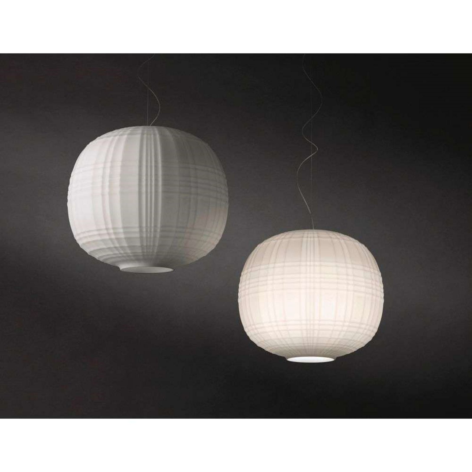 Tartan LED Lustră Pendul Dimmable White - Foscarini