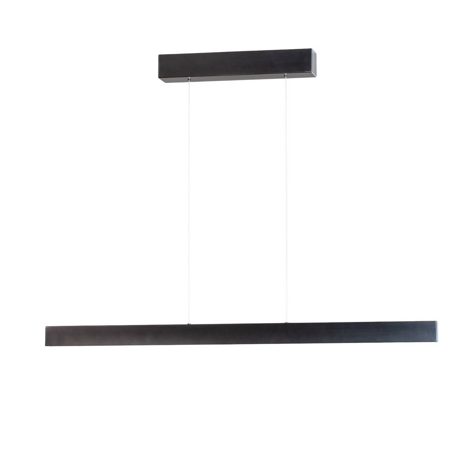 LED-Pendelleuchte Broll, anthrazit, Stahl, Länge 100 cm