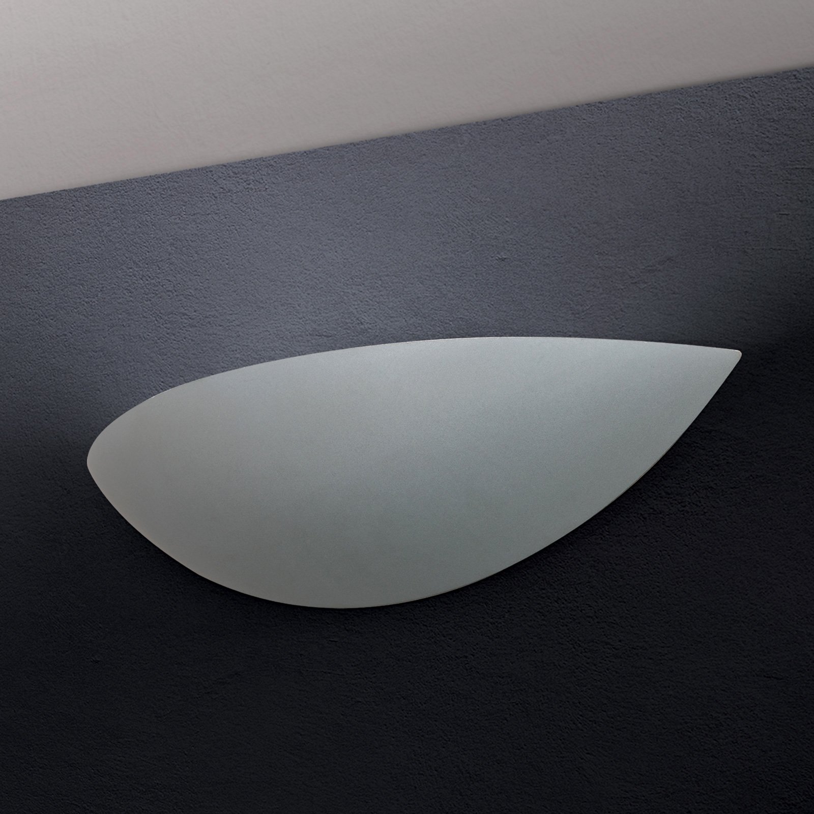 Orion Gypsum LED wall light, paintable, grey, for Living / Dining Room, plaster, 6.6 W, energy efficiency: A+, W: 30 cm, H: 7.5 cm