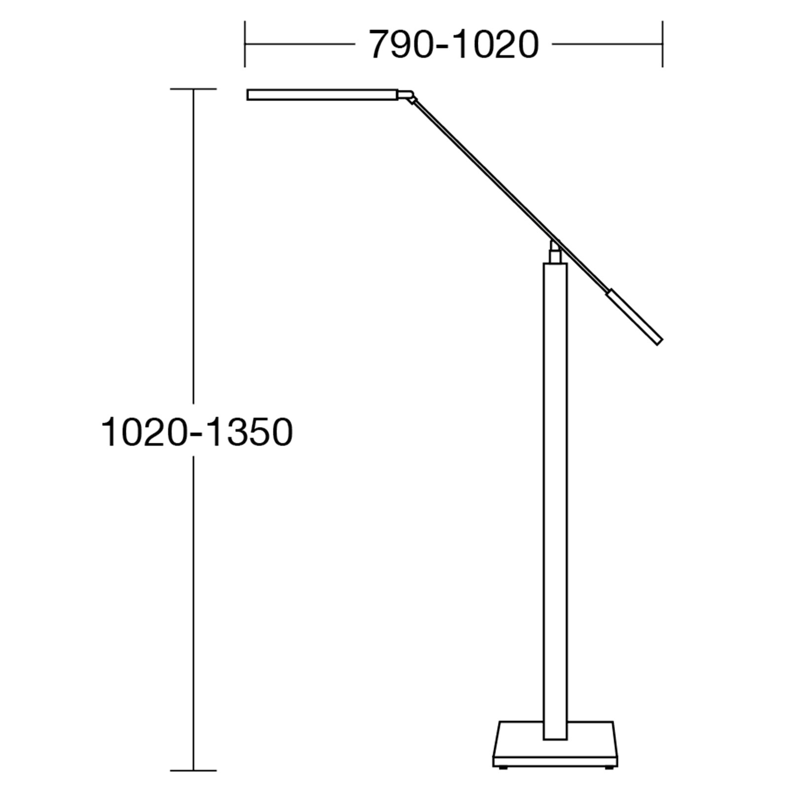 HerzBlut Otto O LED-Steh-Leseleuchte