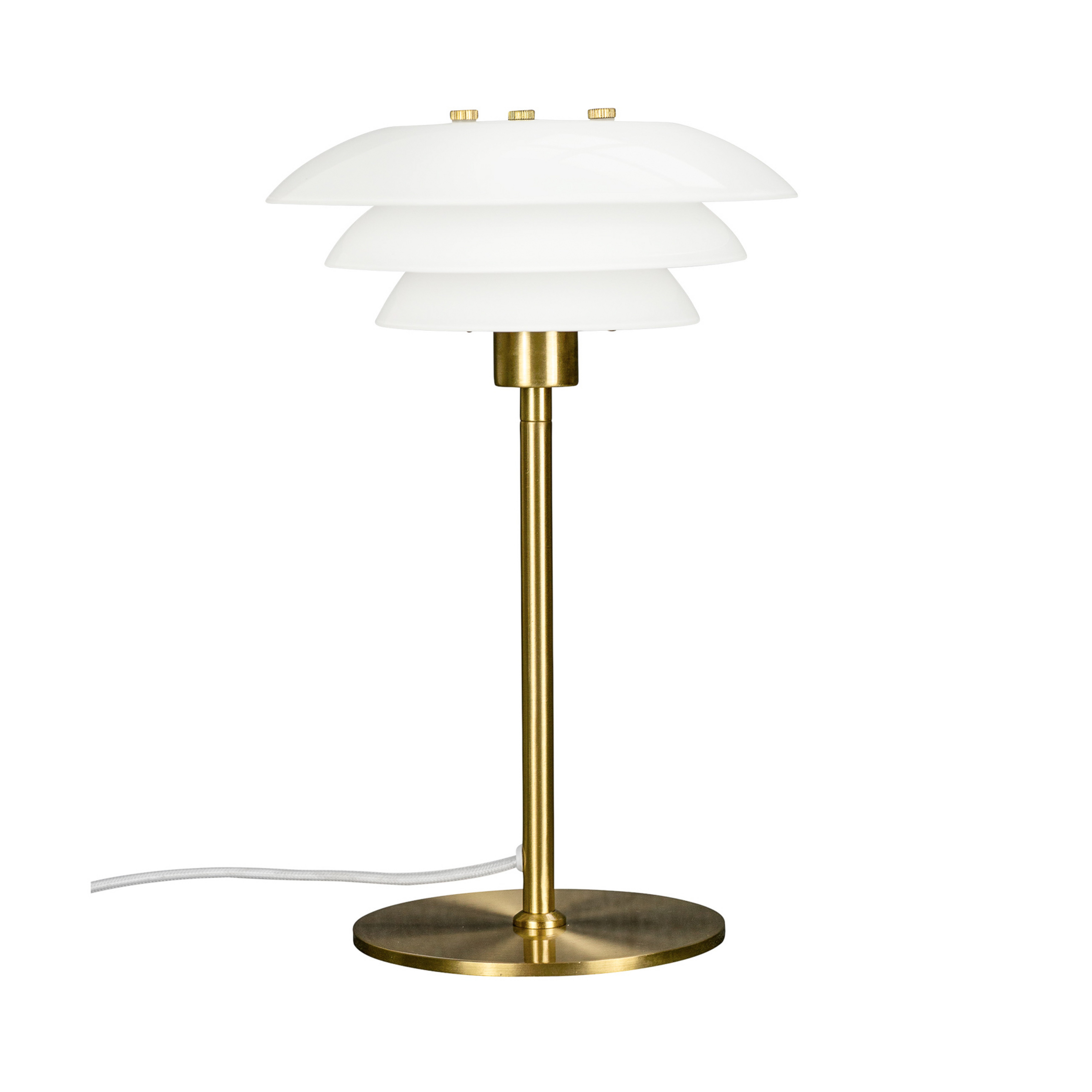 DL20 Lampe de Table Opal/Brass - DybergLarsen