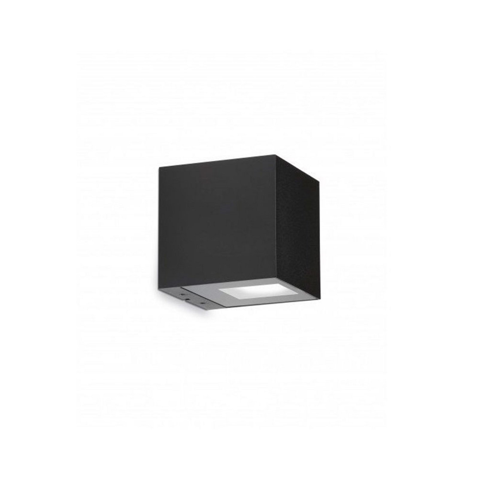 Arca W100 LED Candeeiro de Parede Exterior Down Preto - Antidark