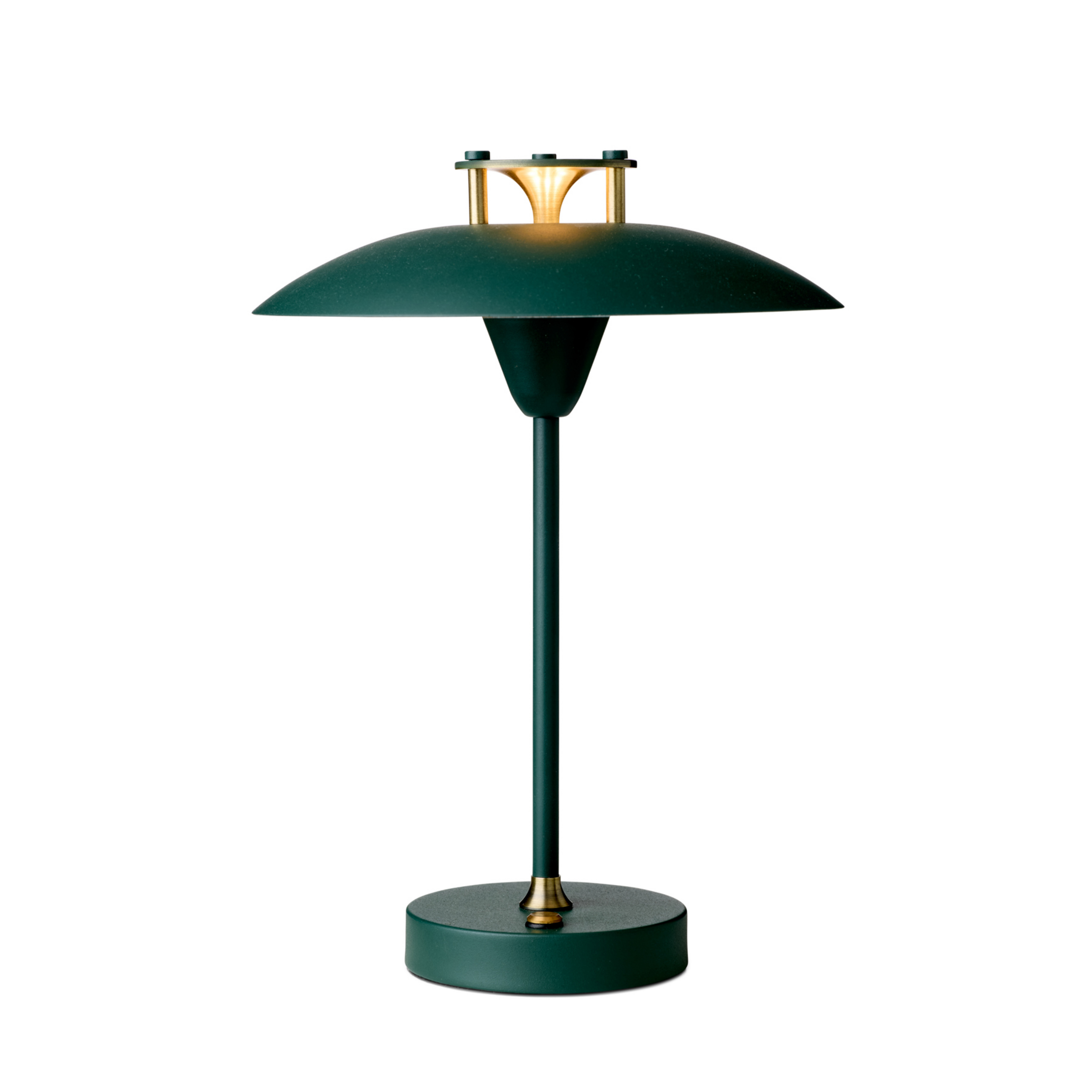 Lámpara de mesa recargable MINI STEPP 1-2-3, verde, IP44 - Halo Design
