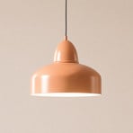 Mille pendant light, 1-bulb, coral