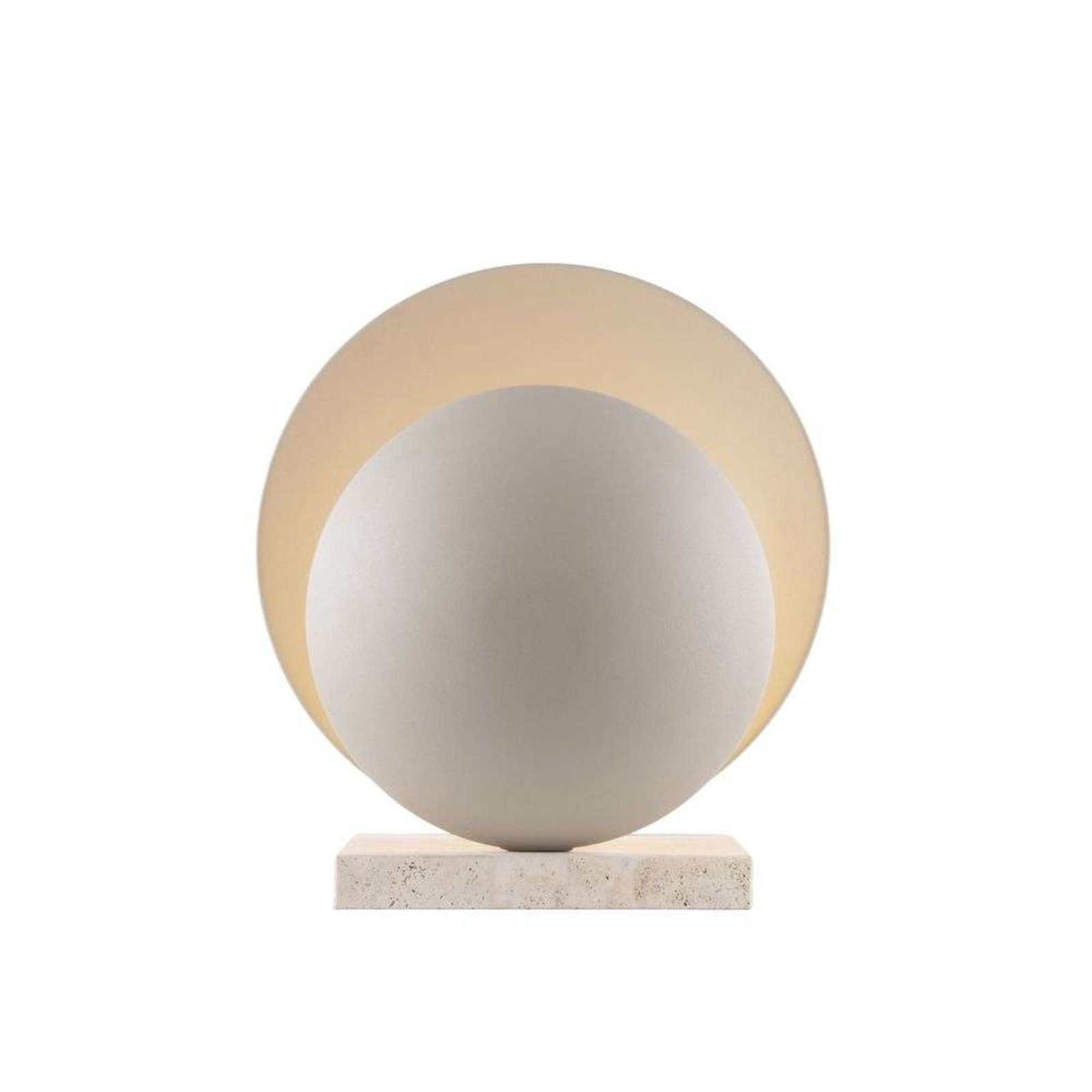 Globen Lighting Tischlampe ORBIT, beige, Höhe 32 cm