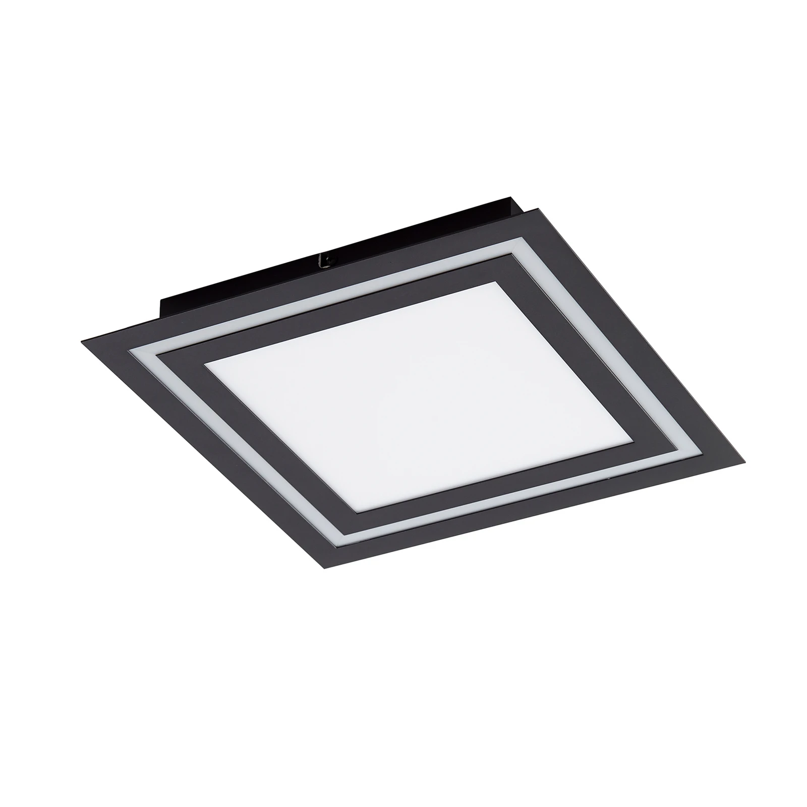 Lucande LED taklampa Leicy, svart, 34 cm, RGB, CCT
