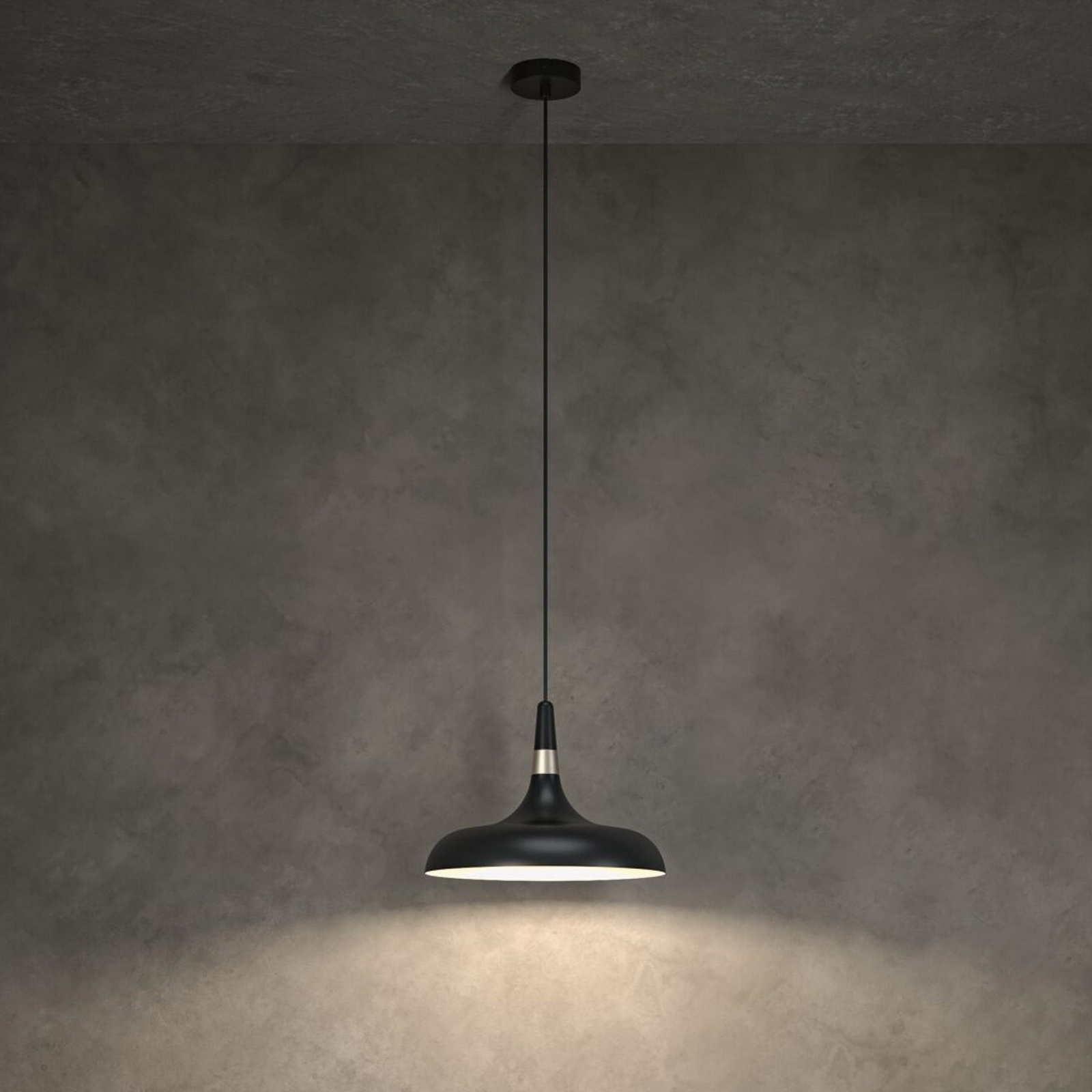 Paulmann hengelampe Juna STYLE, svart, Ø 34 cm, metall Paulmann hengelampe Juna STYLE, svart, Ø 34 cm, metall