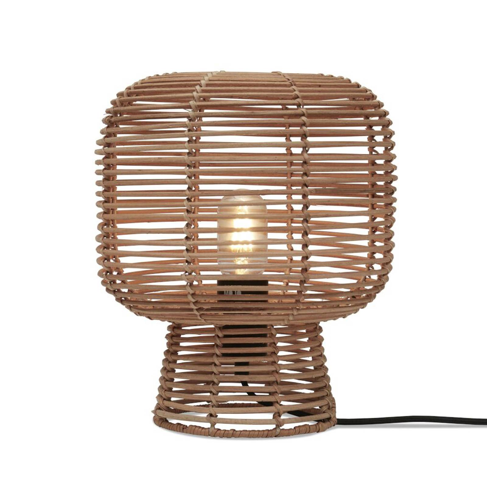 Good&mojo - good&mojo Tischleuchte Tanami in Natur E27 270mm - brown