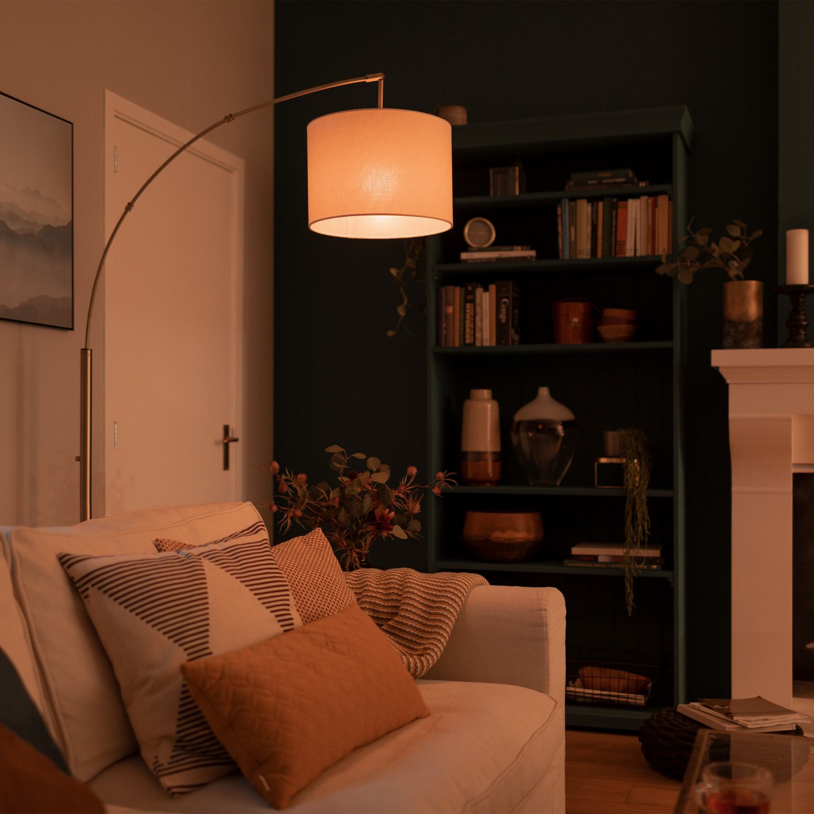 Philips E27 LED-pære A60 4W 840lm 2700K opal 6-pak
