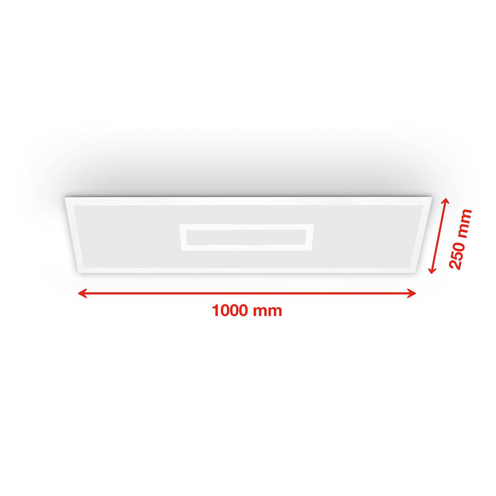 Levně LED panel Centrelight bílý Dálkový CCT RGB 100x25cm