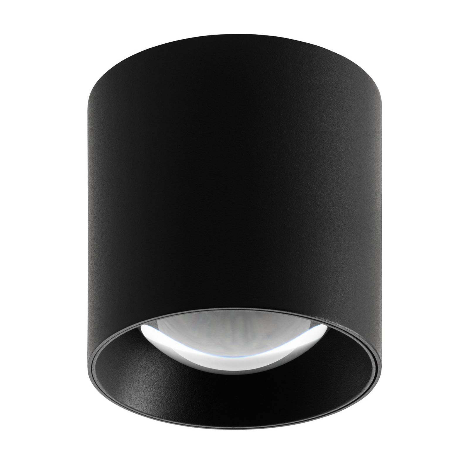  Lcd Led-außendeckenleuchte 5173, Schwarz, 9 Cm, Metall, Ip54 Cct 