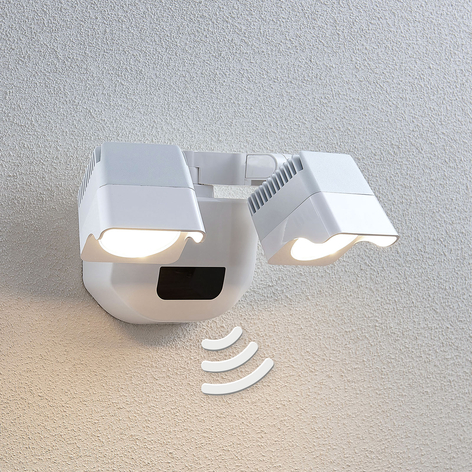 Applique d'extérieur LED Alexine avec capteur, 2 l