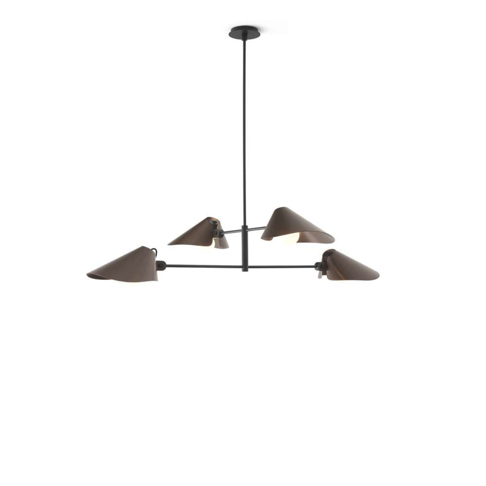 Bonnet SC92 lysekrone bronze/sort &Tradition - Spisestue - Moderne - Aluminium - Med flere lyskilder