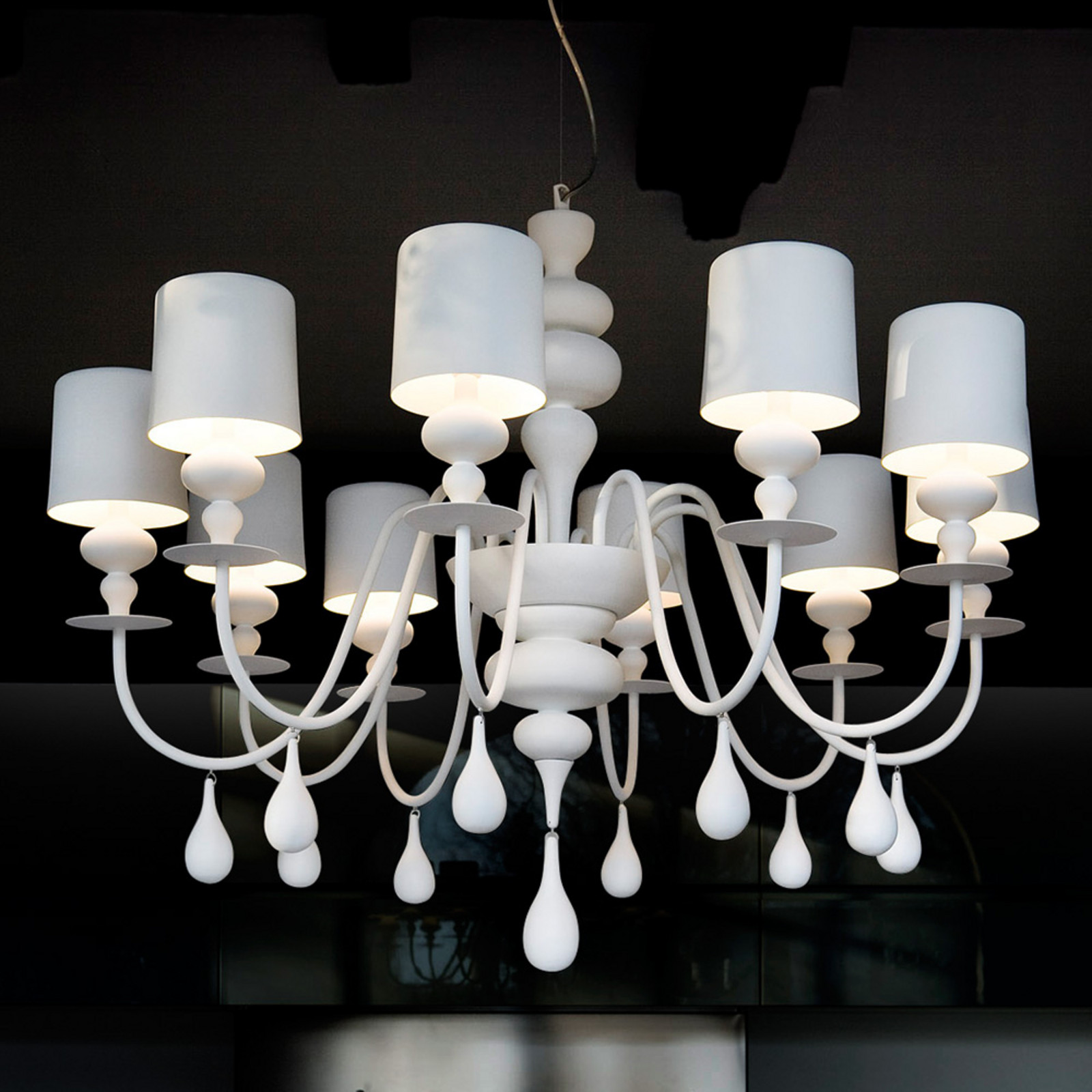 Candelabru Eva S10 alb