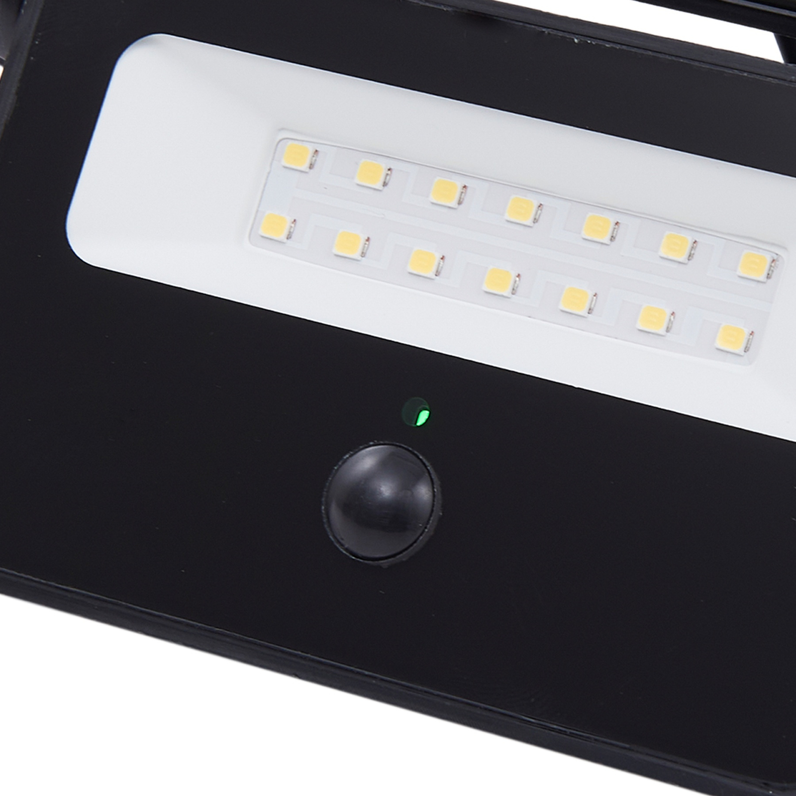 Rikard LED Cellule solaire Applique Murale Noir - Lindby