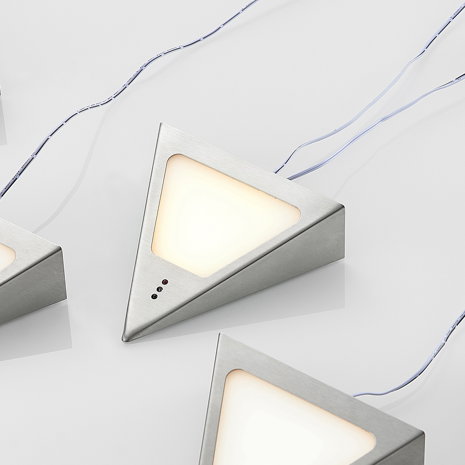 Prios Odia oprawa podszafkowa LED nierdzewna 5 szt