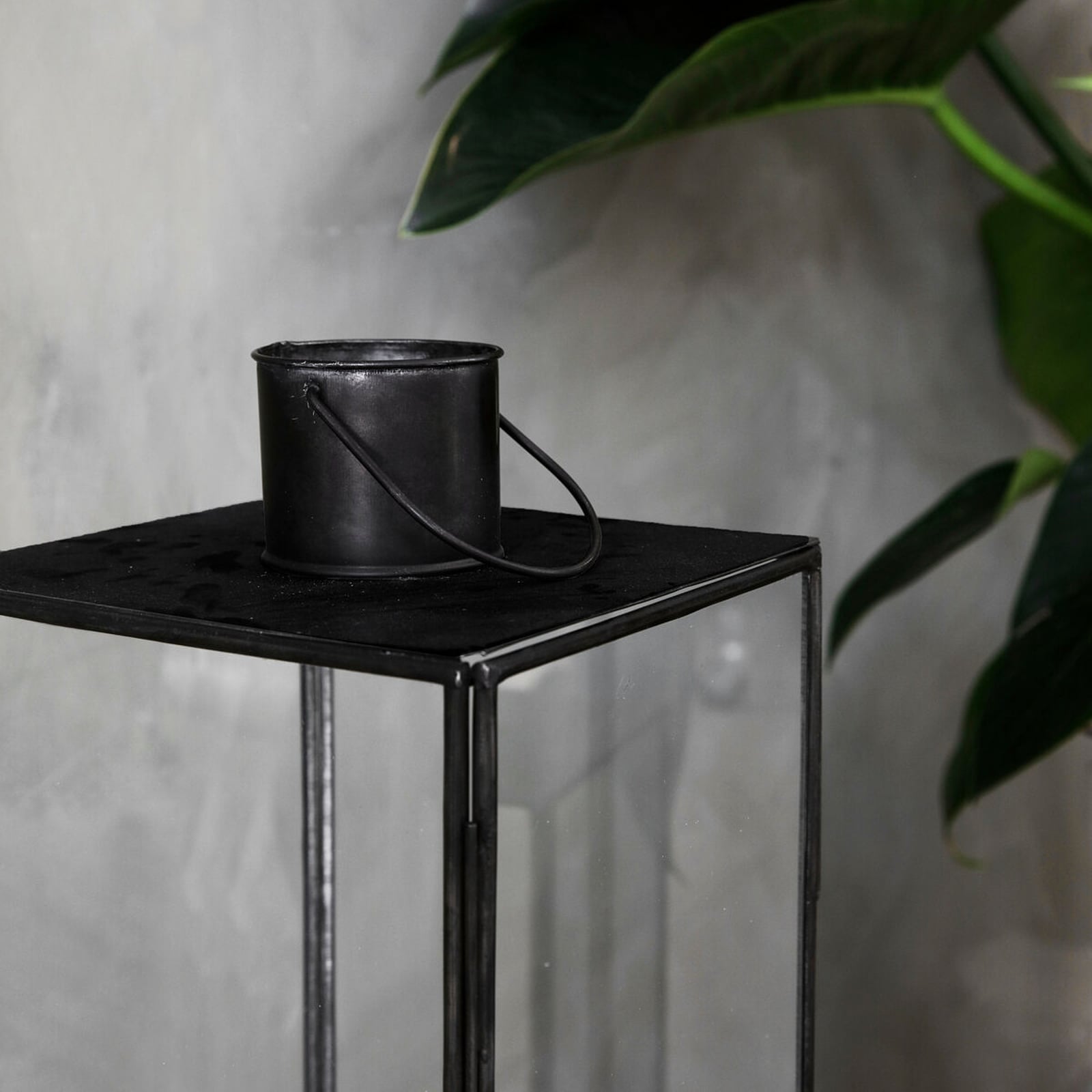 Lanterna HDNarrow, nero anticato, altezza 61 cm - House Doctor