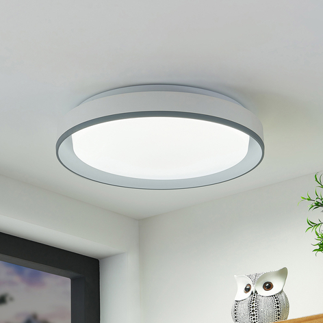 Lindby Brennon LED ceiling light white, modern