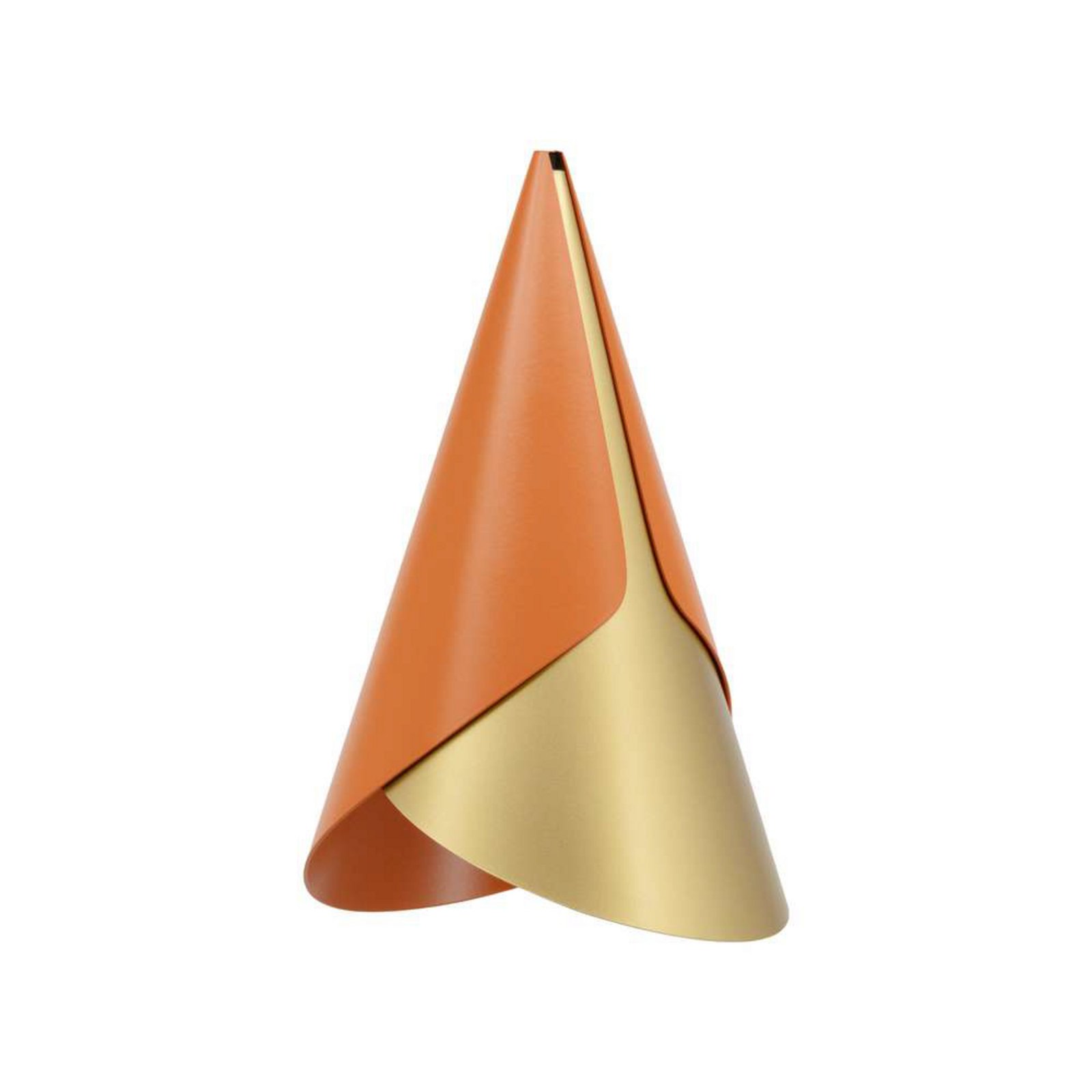 Cornet Nuance Abajur Orange/Brass - UMAGE