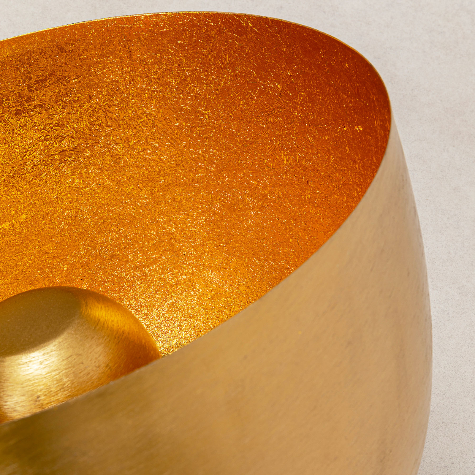 KARE Apollon gulvlampe, gull, Ø 35 cm