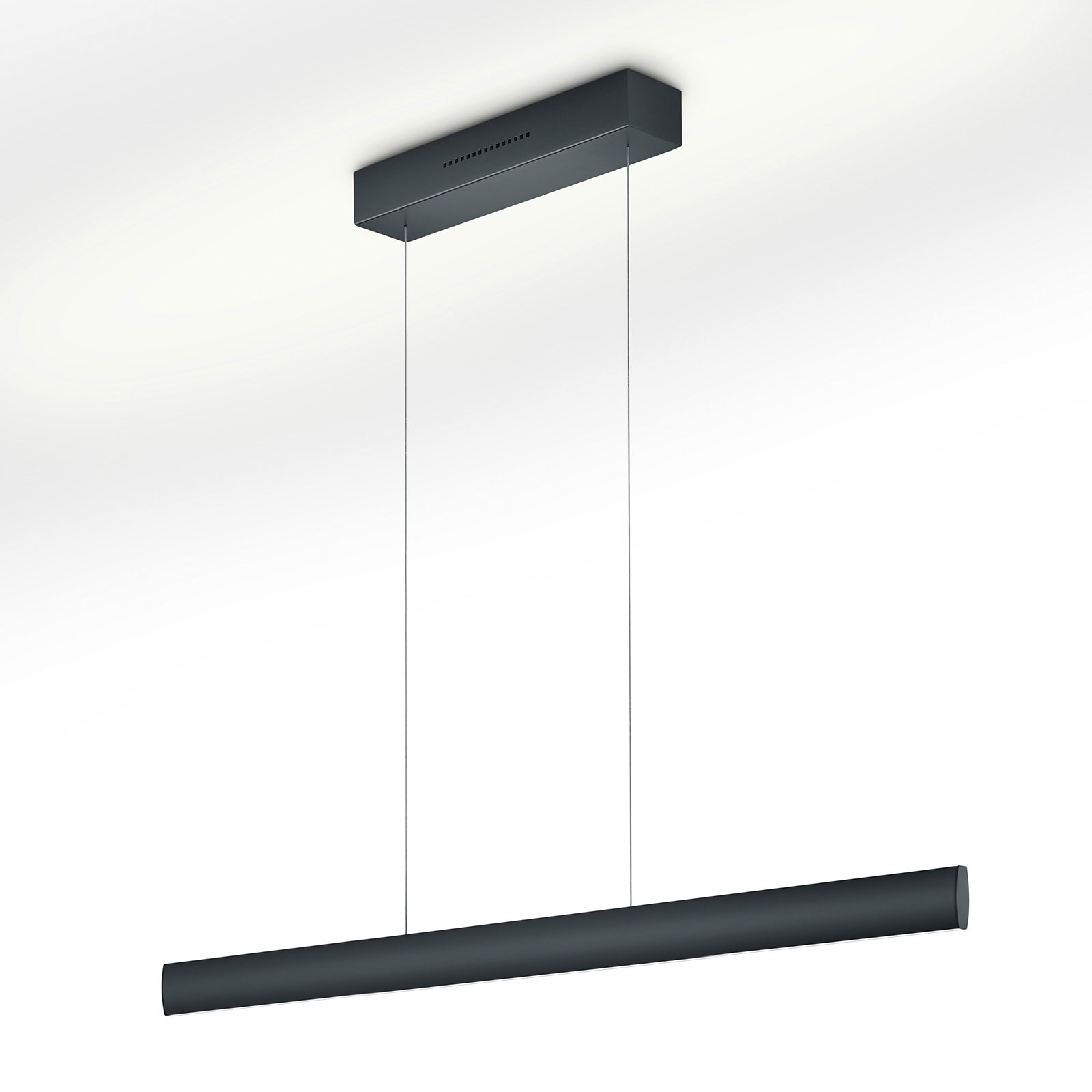 LED-Hängeleuchte Runa, schwarz, Länge 92 cm