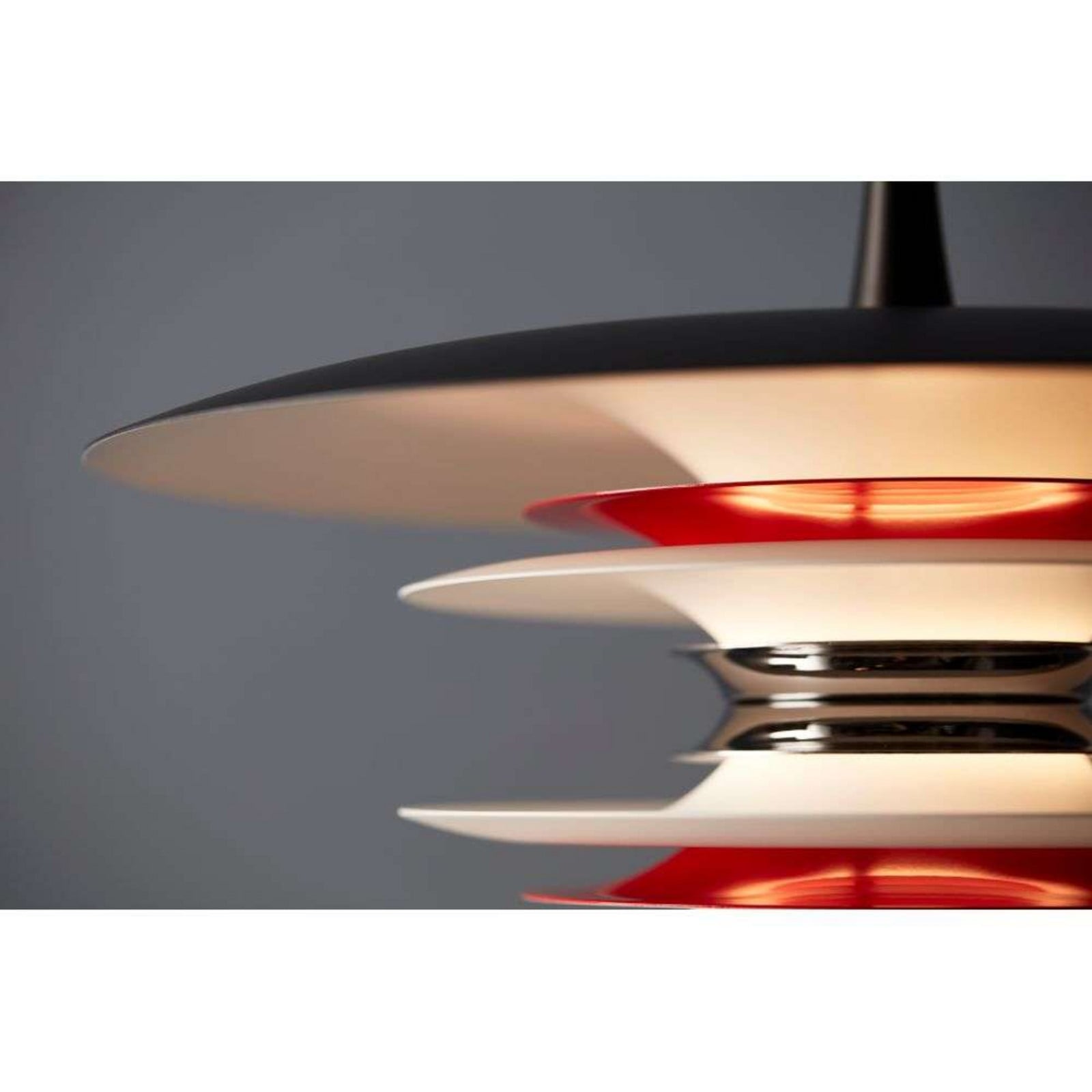 Diablo Taklampa Ø300 Mat Svart/Blank Röd Belid - Matsal - Metall | Produkter - Taklampor | Lampspecialisterna