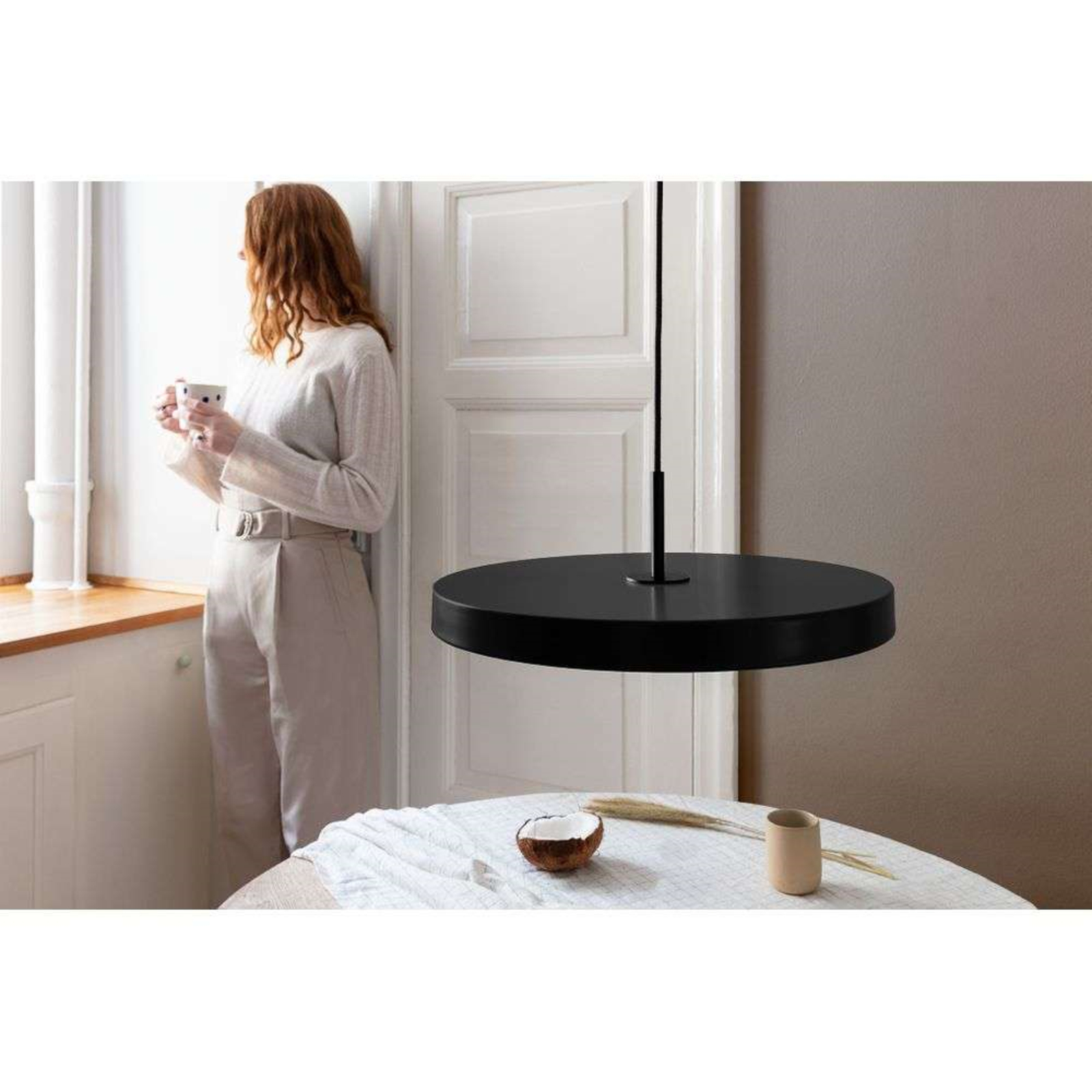 Asteria Mini Lustră Pendul Black/Black Top - UMAGE