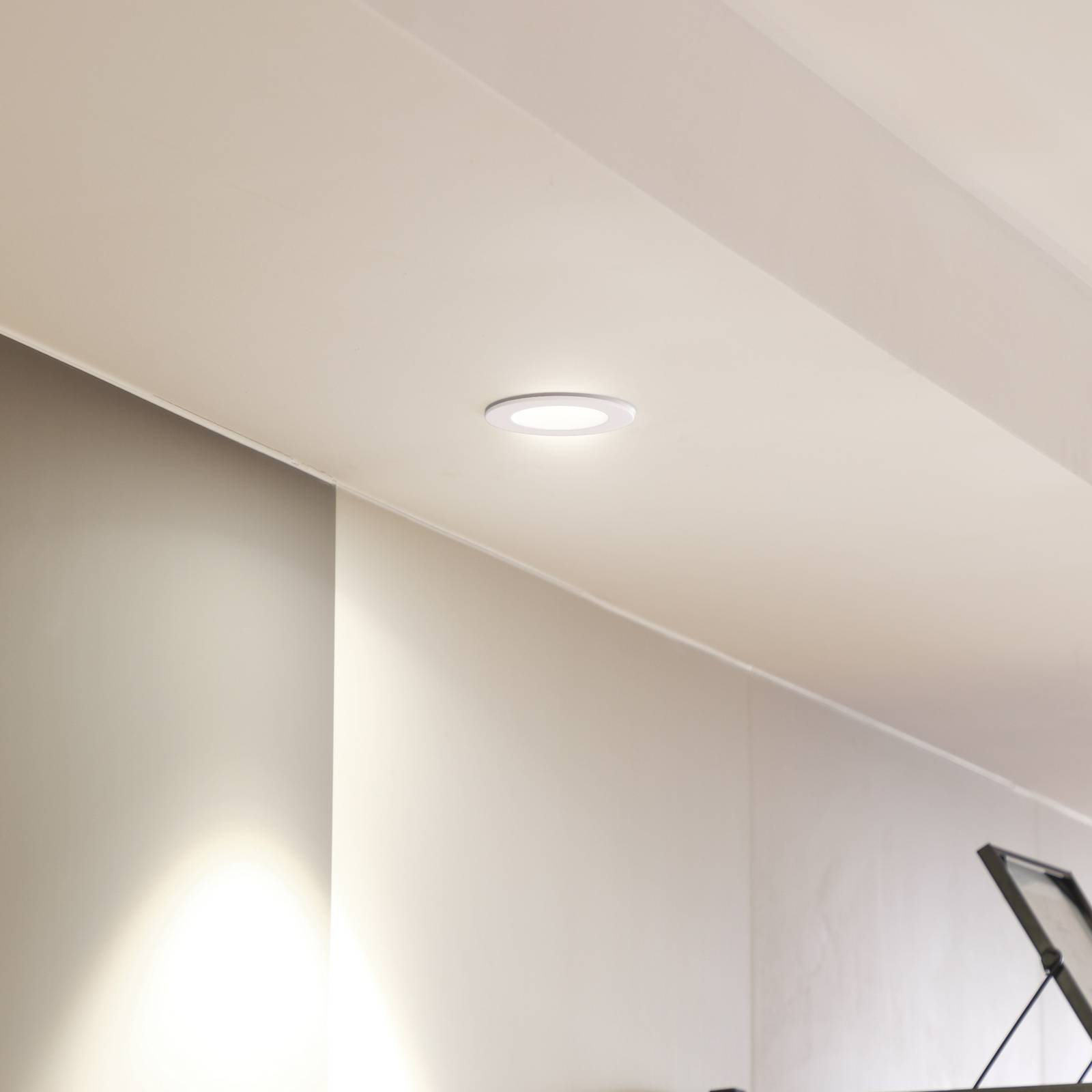LED stropné svietidlo Arcchio Aryx, biele, 4 000 K