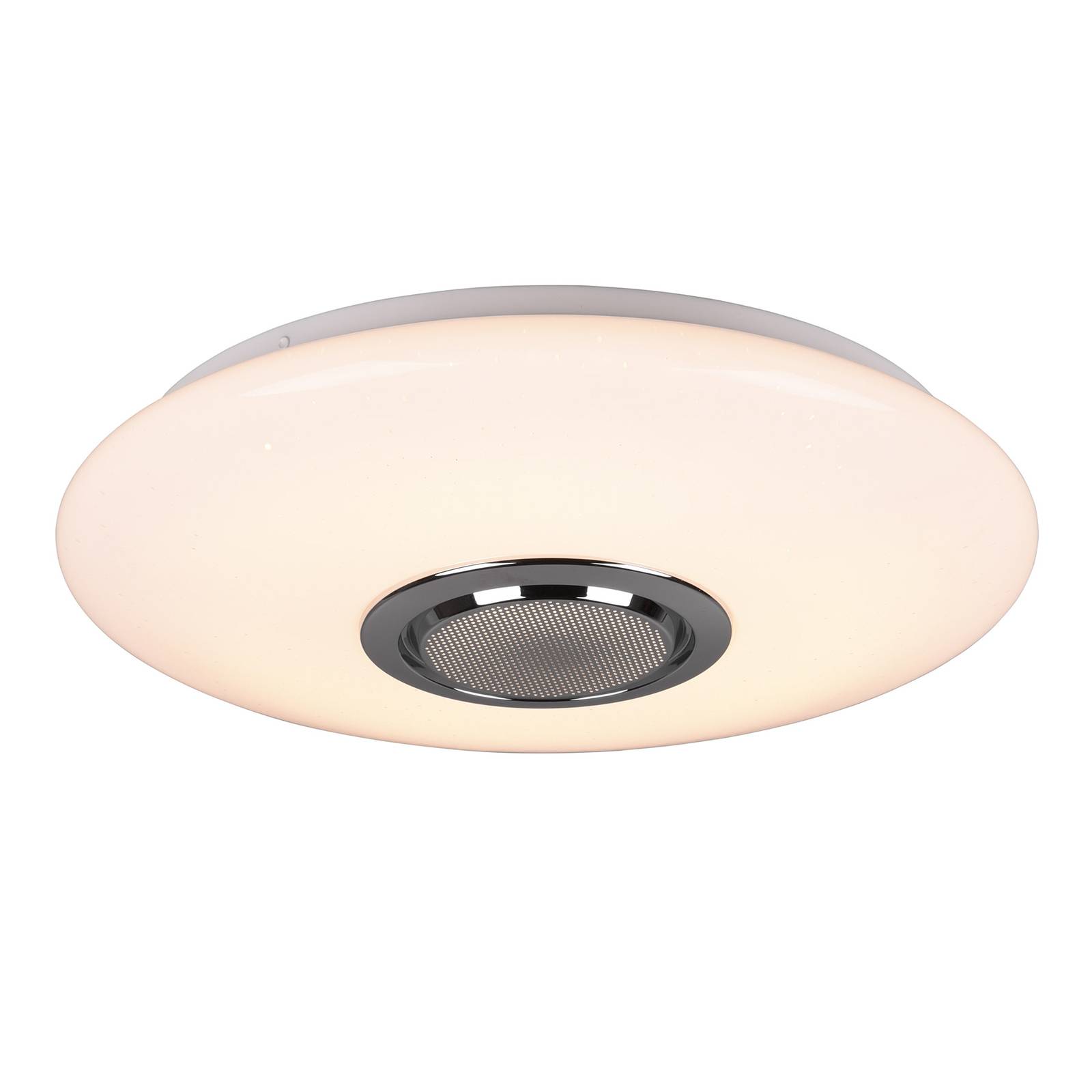 Lindby Fentja plafonnier LED RVB haut-parleur