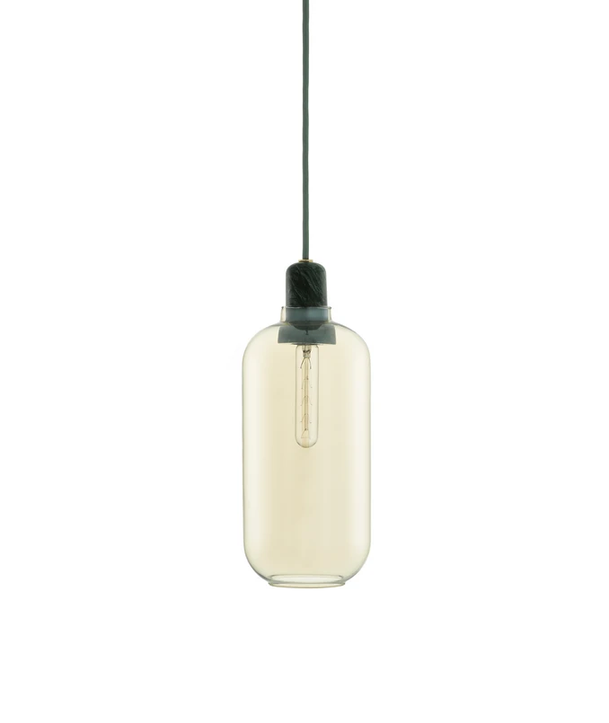Normann Copenhagen – Amp Pendelleuchte Large Gold/Grün