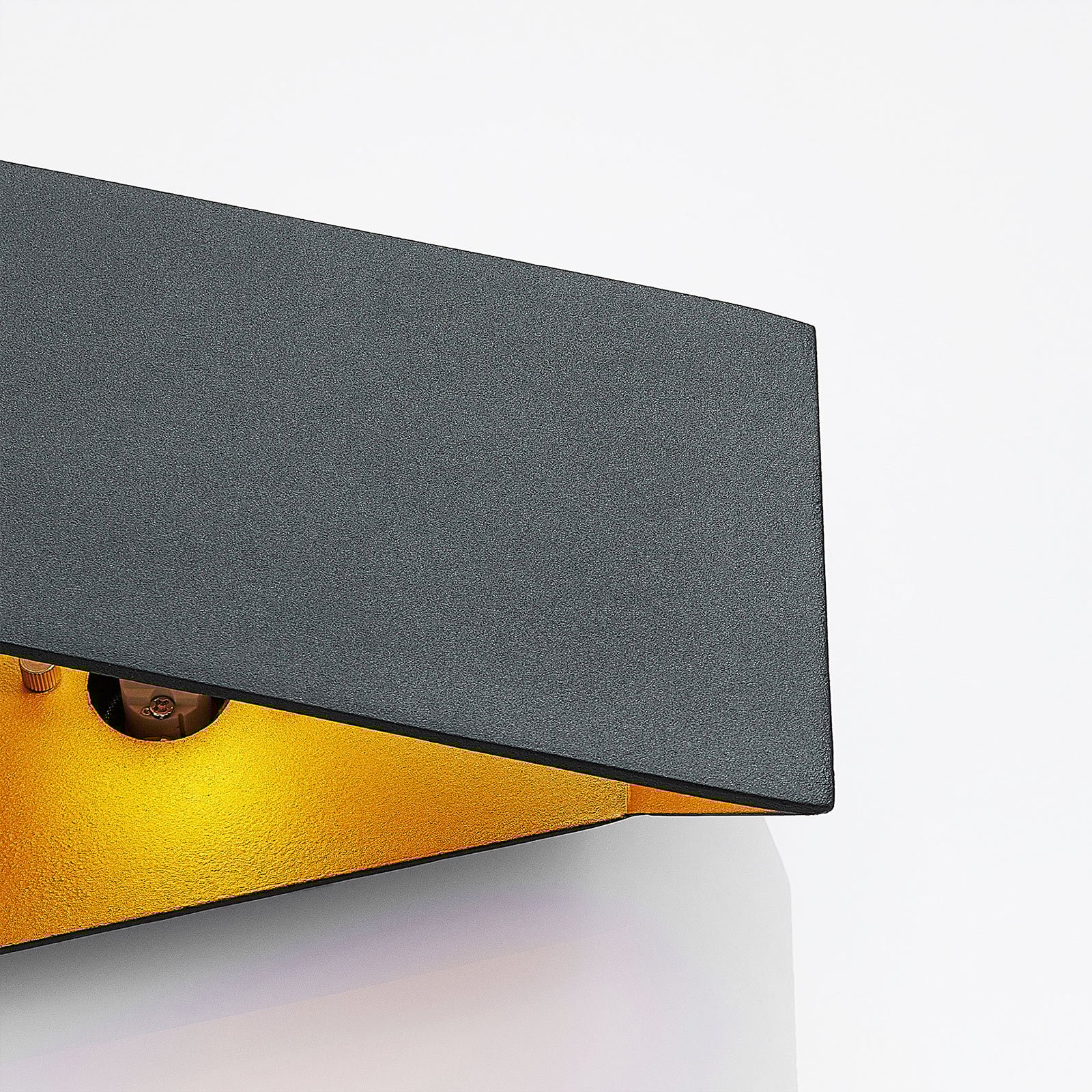 Assona Wandleuchte Black/Gold - Arcchio