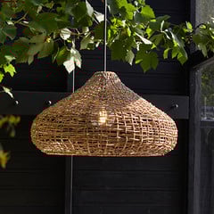 PR Home Lámpara colgante exterior Mira, Lampakanay, enchufe, Ø 70 cm