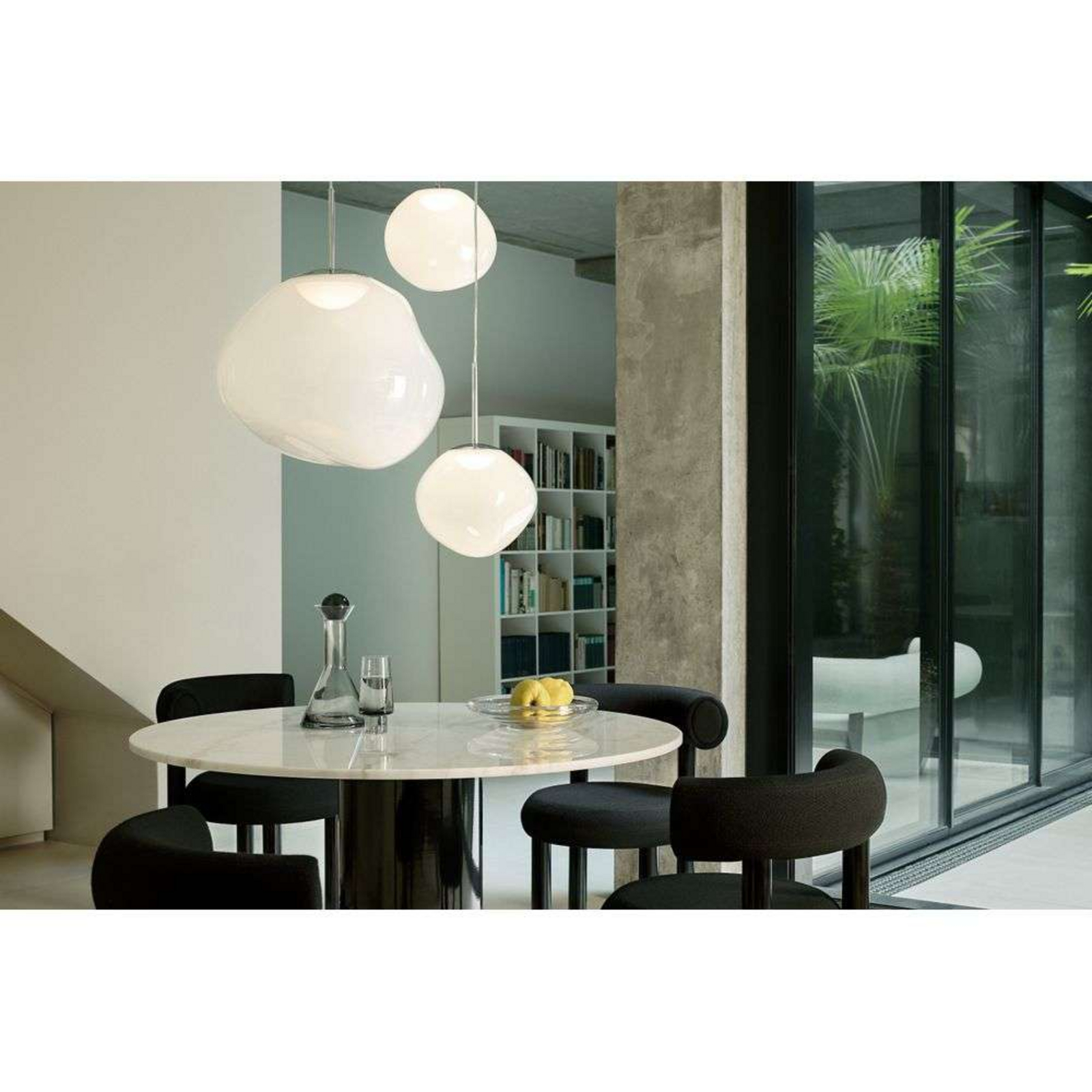 Melt Candeeiro Suspenso Mini Opal/Silver - Tom Dixon