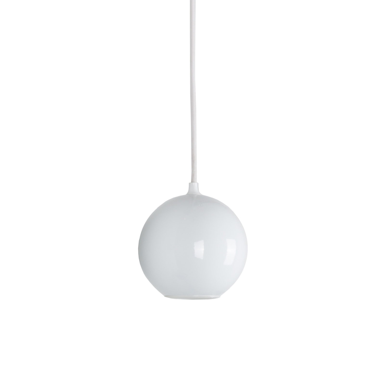 Innermost Boule lampada sospensione, bianco lucido