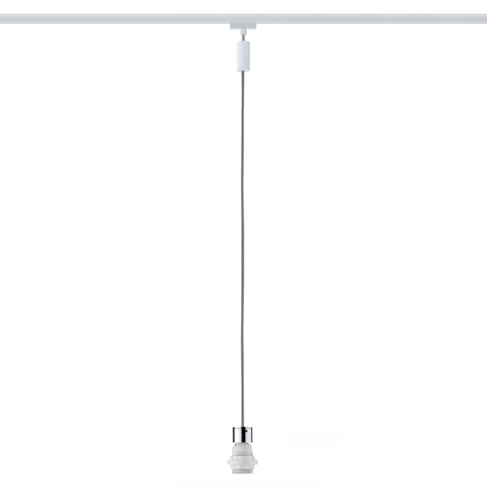 Paulmann URail 2Easy Basic pendant white, for Living / Dining Room, metal, E27, 20 W, energy efficiency: A