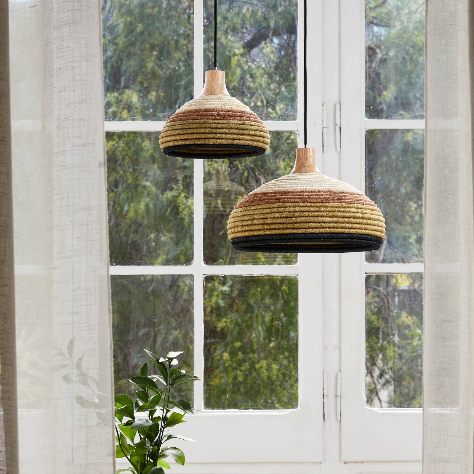 Forestier Grass żyrandol XS, zielony