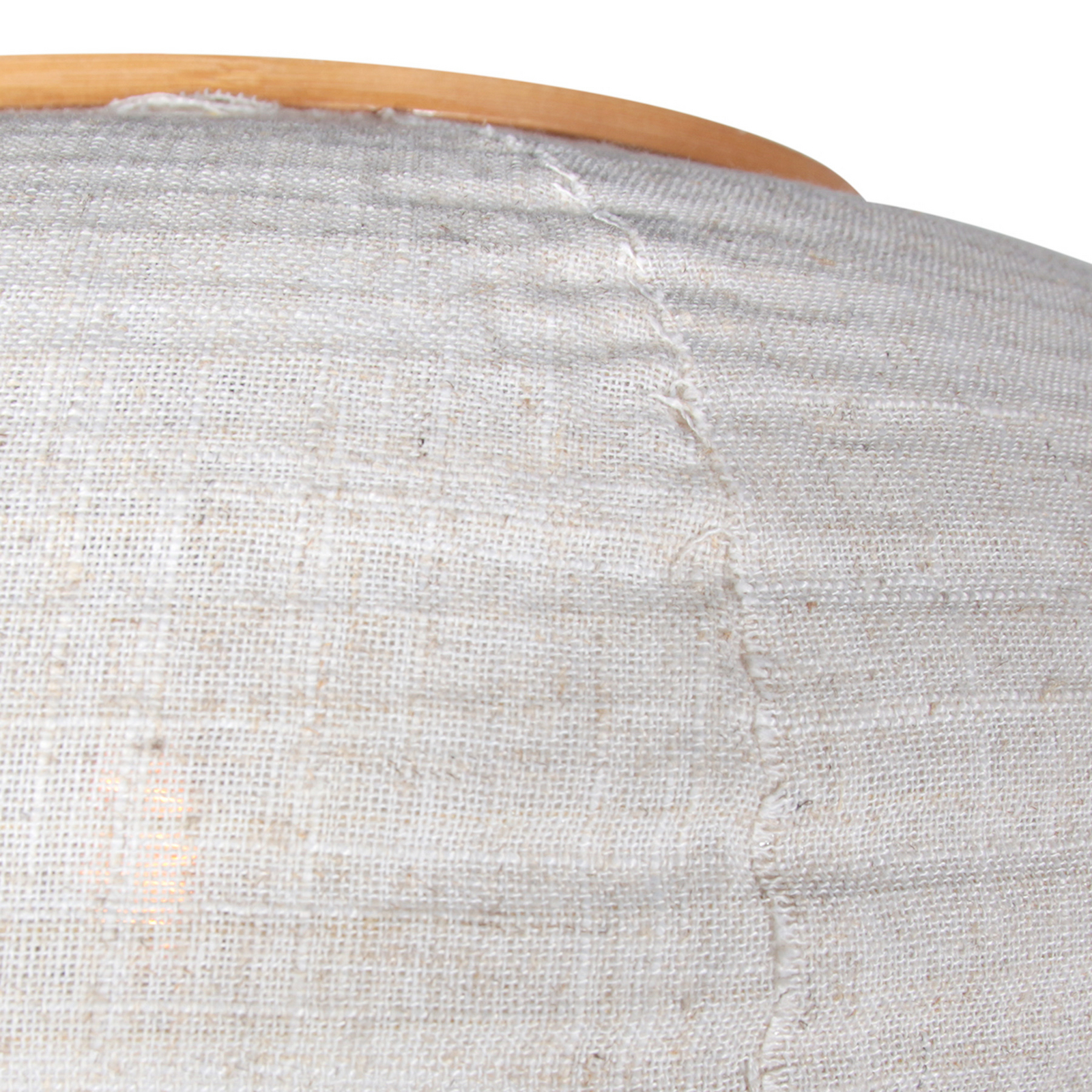 Stojacia lampa Sparkled Light v tvare oblúka, bronzová/sivá ľanová, 240 cm